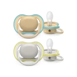 Clearance Philips - Chupetes ultra air 0-6 meses gris/marrón Biberones Y Chupetes·Chupetes