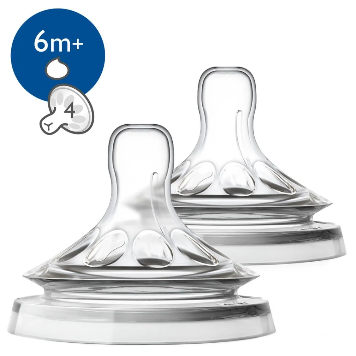 Sale - Pack 2 Tetinas Natural para Líquidos Espesos Biberones Y Chupetes·Tetinas