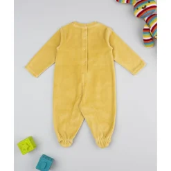 Outlet Pijama amarillo de terciopelo con ositos Ropa Y Accesorios·Peleles|Recién Nacido·Ropa Y Accesorios
