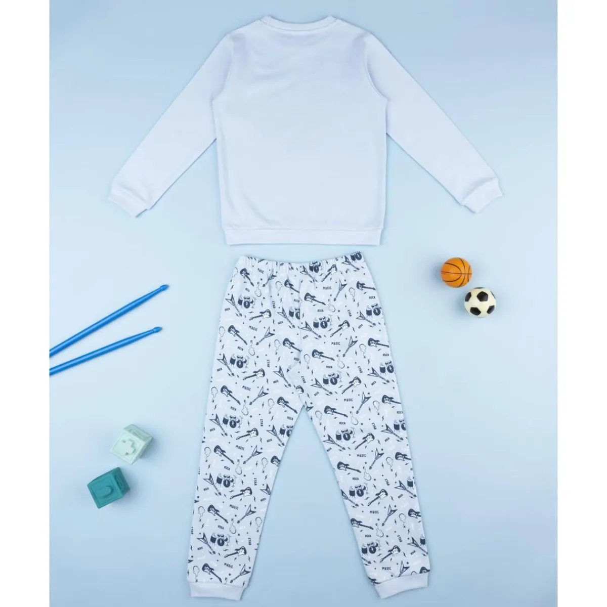 Sale Pijama azul "Rock Star" para niño Descanso Y Ropa Interior·Infantil 2-10 Años