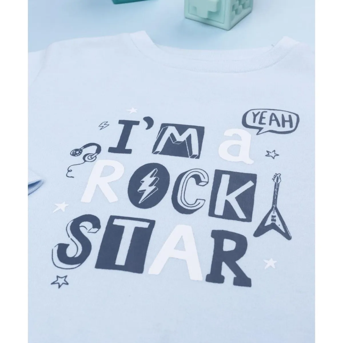 Sale Pijama azul "Rock Star" para niño Descanso Y Ropa Interior·Infantil 2-10 Años