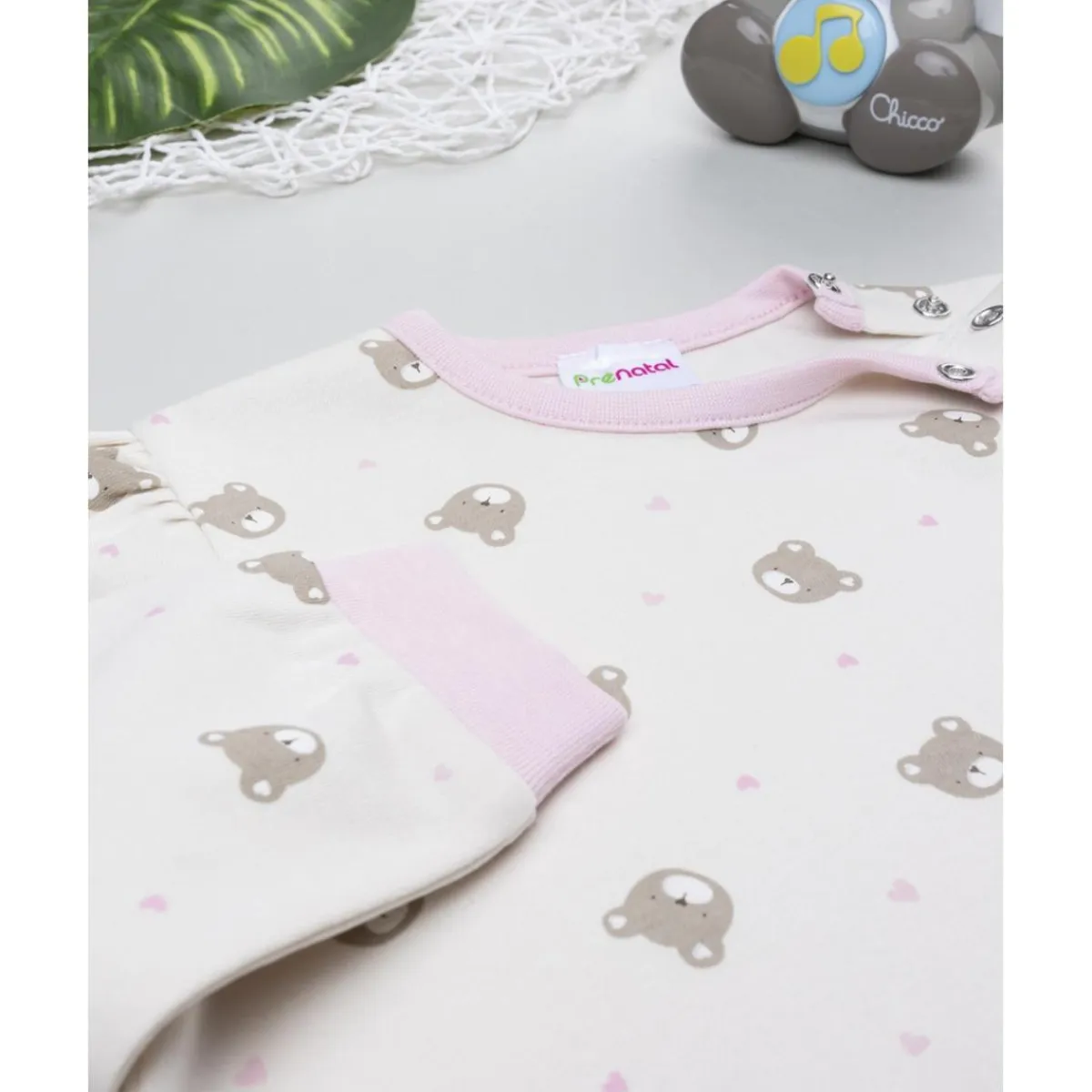Sale Pijama dos piezas niña crema/rosa con osos Descanso Y Ropa Interior·Bebé 3-36 Meses