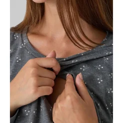 Clearance Pijama premamá gris con estampado Premamá·Íntimo Y Noche|Íntimo Y Noche·Pijamas Y Camisones