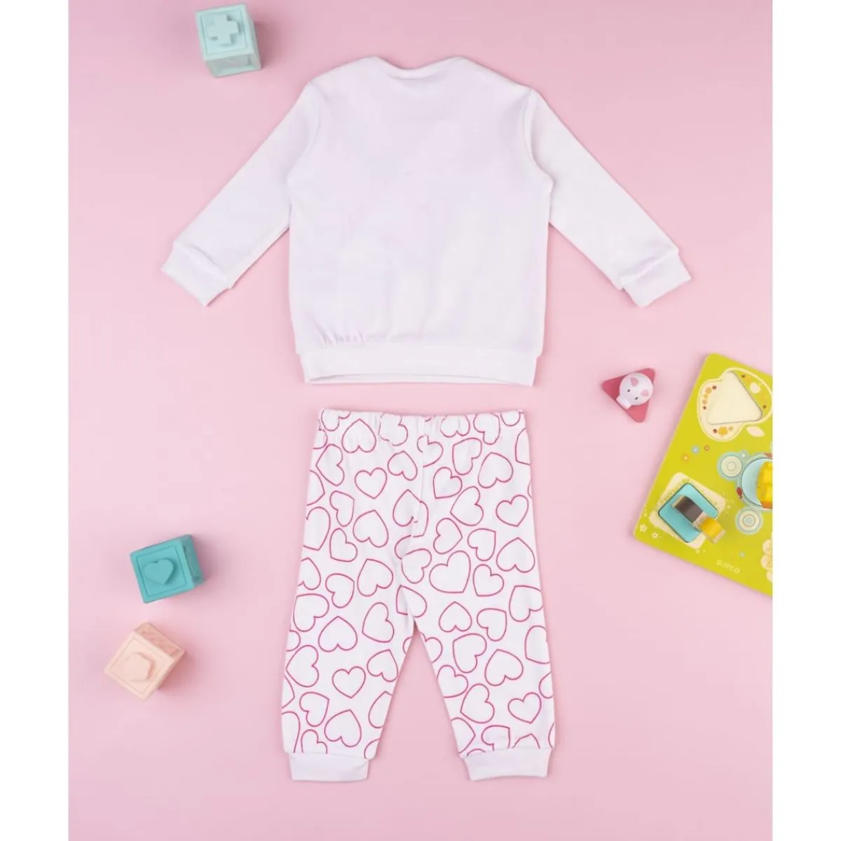 Pijama rosa de niña Hello Kitty*Prenatal Online