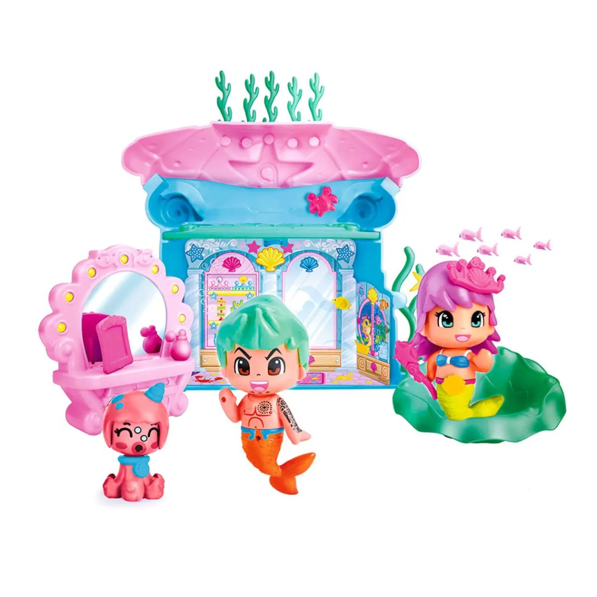 Pinypon - Cueva de las Sirenas Coleccionables Y Mini Mundos