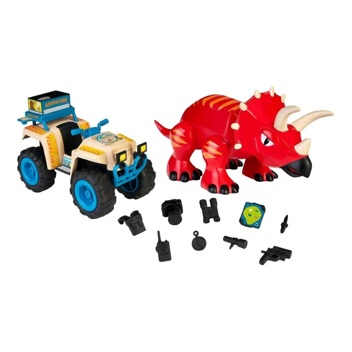 Outlet - Dinosaurio con quad Action Coleccionables Y Mini Mundos