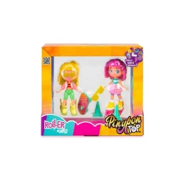 - Set de 2 chicas sobre ruedas*PINYPON