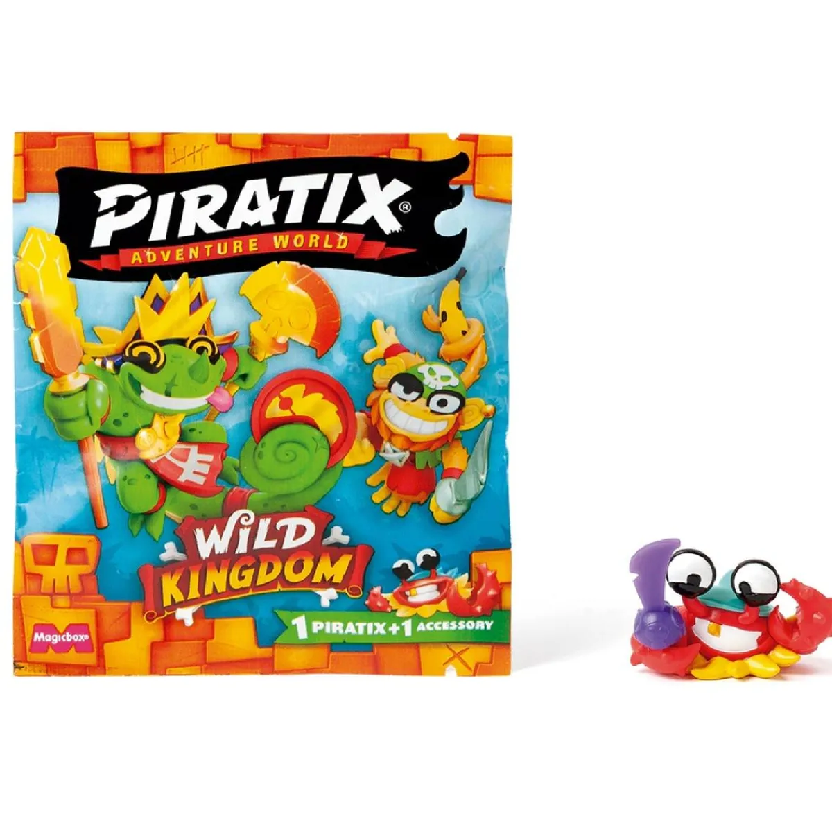 New Piratix Wild Kingdom - Sobre sorpresa 1 figura Figuras De Acción