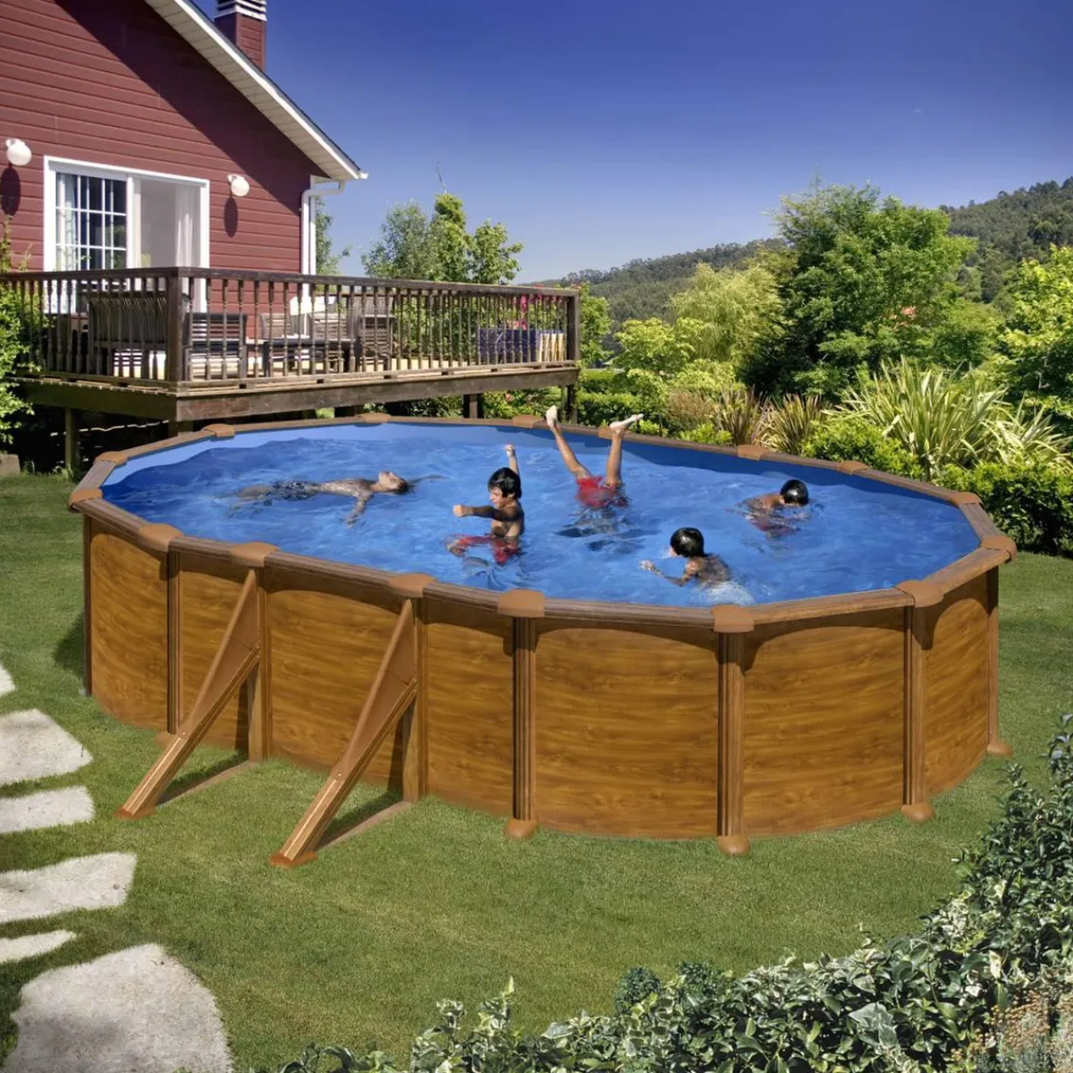 Piscina ovalada Mauritius 610 x 375 cm*GRE Clearance