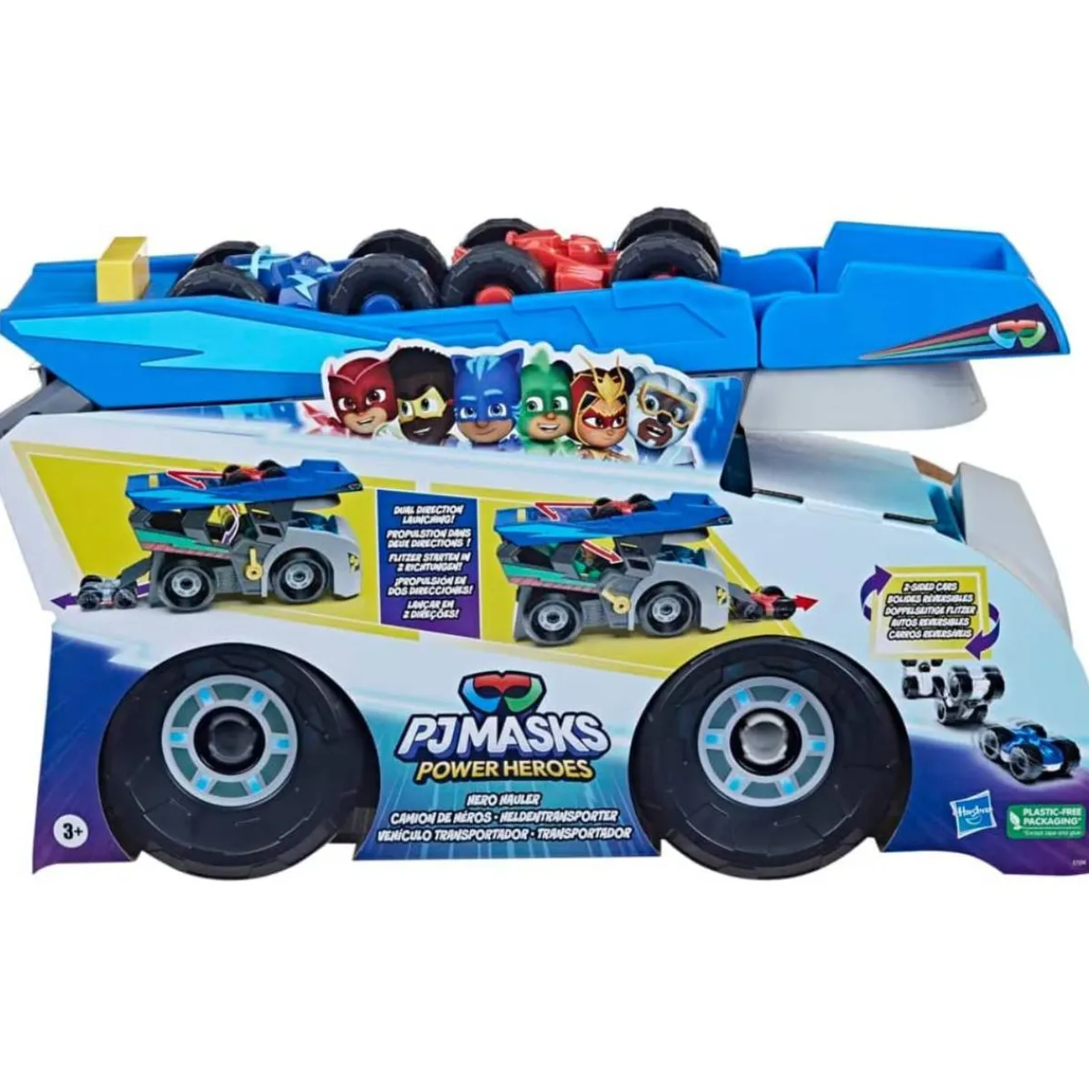 PJ Masks - Vehículo transportador Coleccionables Y Mini Mundos