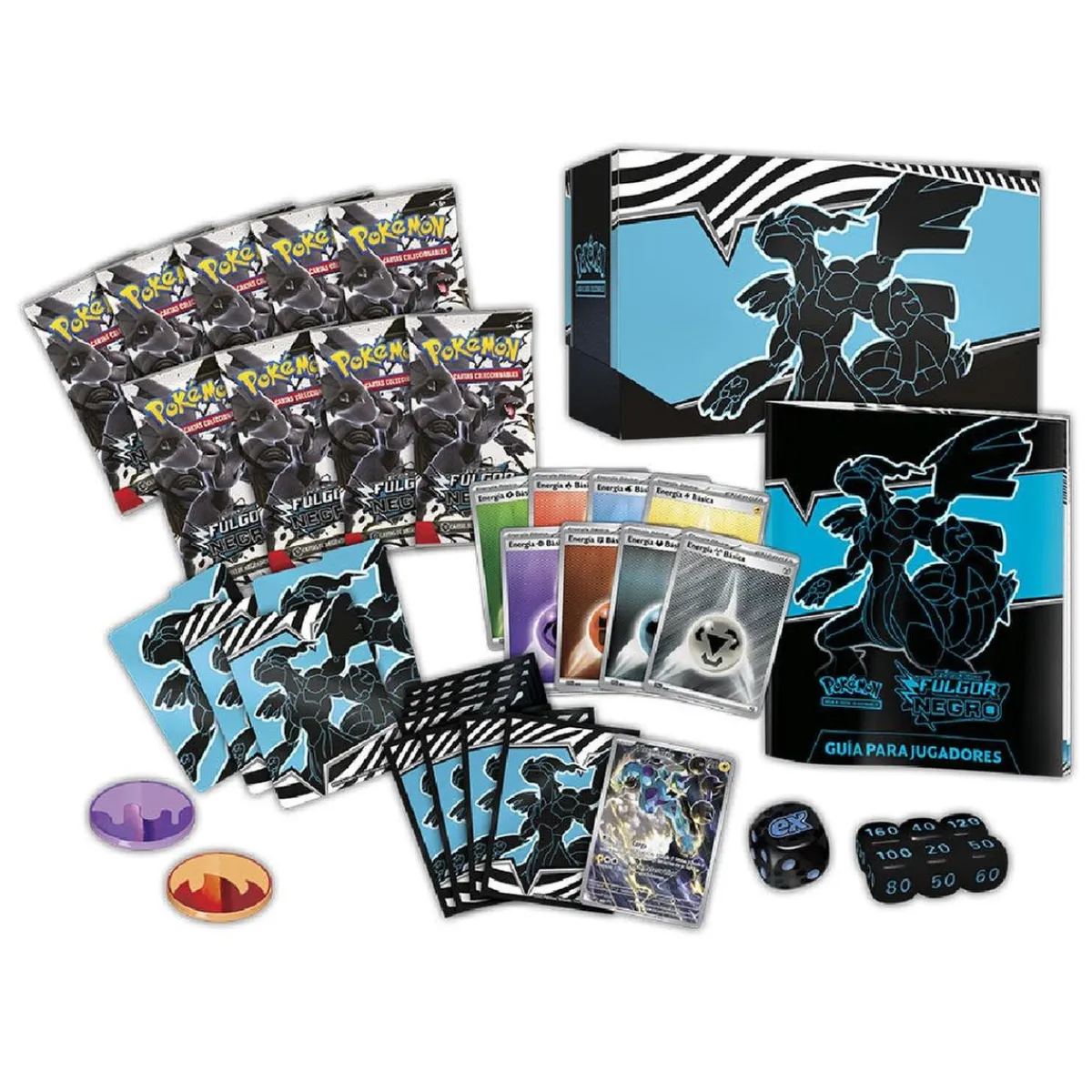 Pokémon - Caja de entrenador Elite Escarlata y Púrpura: Fulgor Negro (Español)*BANDAI Hot