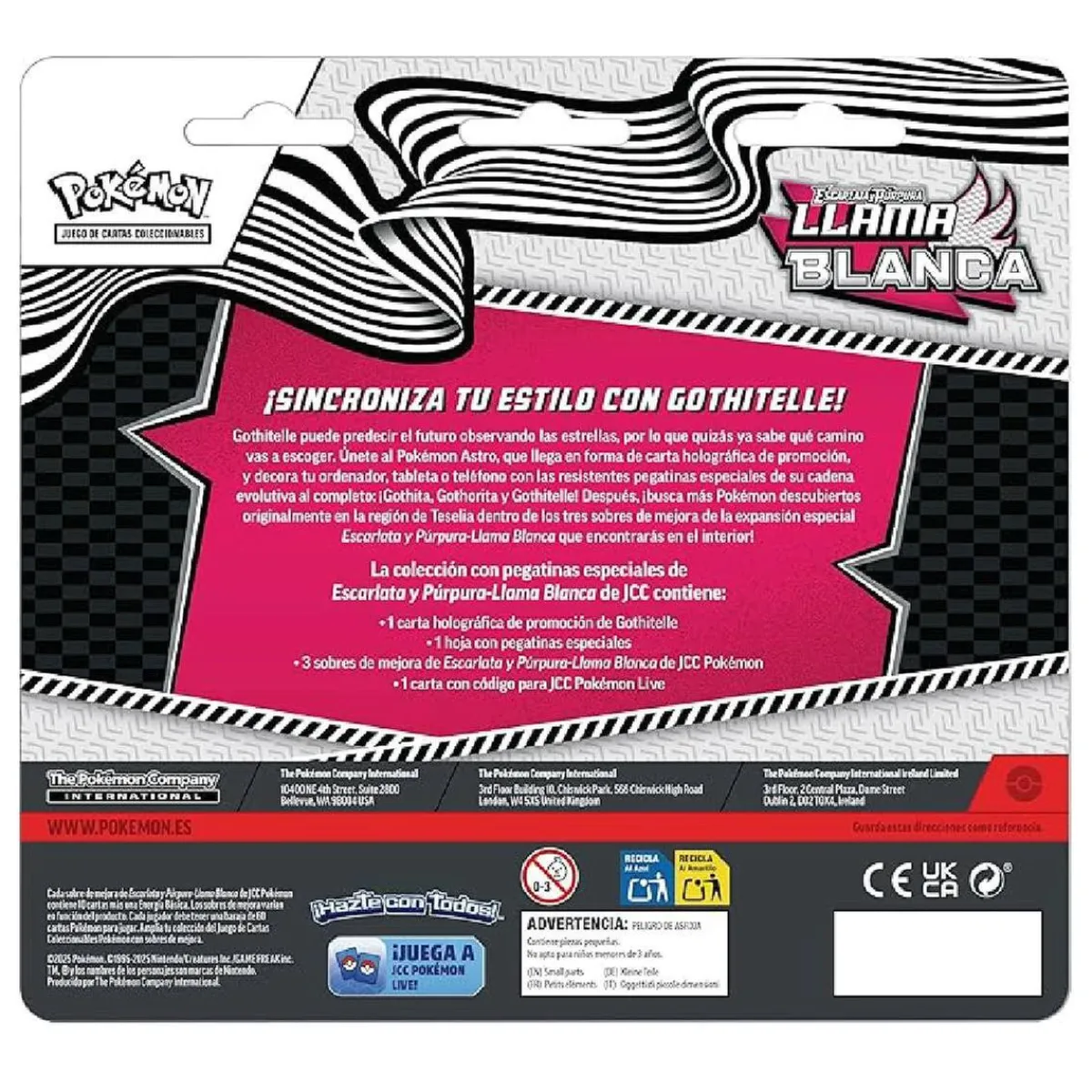 Pokémon - Colección pegatinas especiales - Llama Blanca (español)*BANDAI Outlet