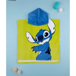 Outlet Poncho Stitch Azul Verdoso para Playa Calzado Y Accesorios·Accesorios Y Complementos