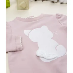Ranita bebé niña rosa con gatito*Prenatal New