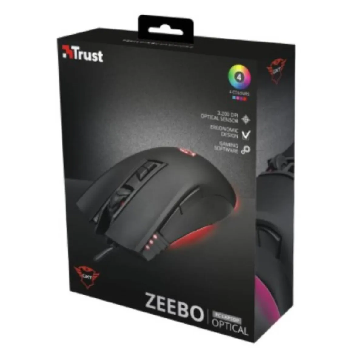 New Ratón ergonómico GXT 121 ZEEBO Videojuegos