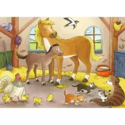 Discount Ravensburger - Familias animales - Puzzles 2x12 piezas Juegos Y Puzzles