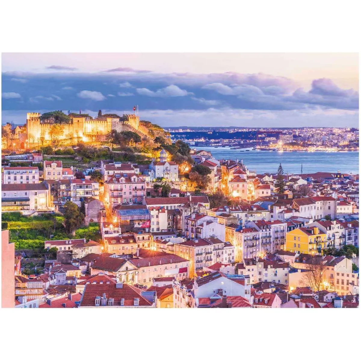 New Ravensburger - Lisboa y su castillo - Puzzle 1000 piezas Juegos Y Puzzles