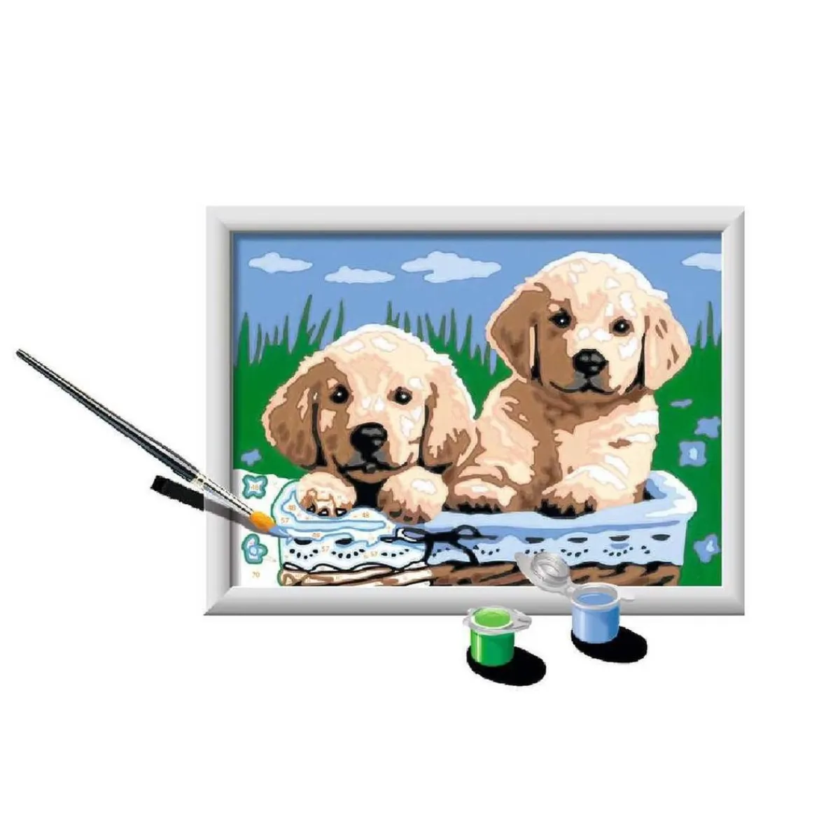 Ravensburger - Pinta 2 perros Retriever CreArt*RAVENSBURGER IBÉRICA Clearance