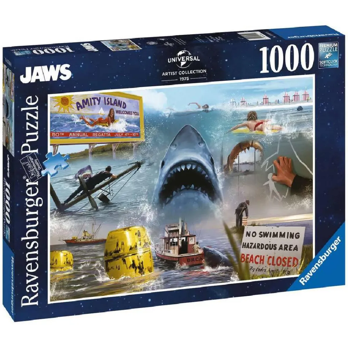 Ravensburger - Tiburón - Puzzle 1000 piezas*RAVENSBURGER IBÉRICA Outlet