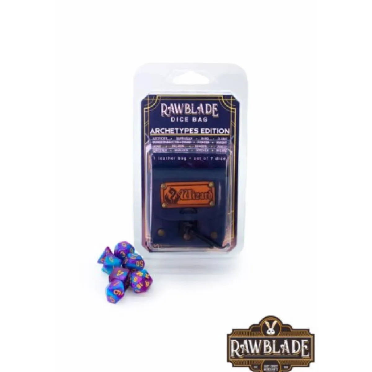 Best Rawblade - Dados y bolsa de cuero Mago Juegos Y Puzzles|Friki Zone