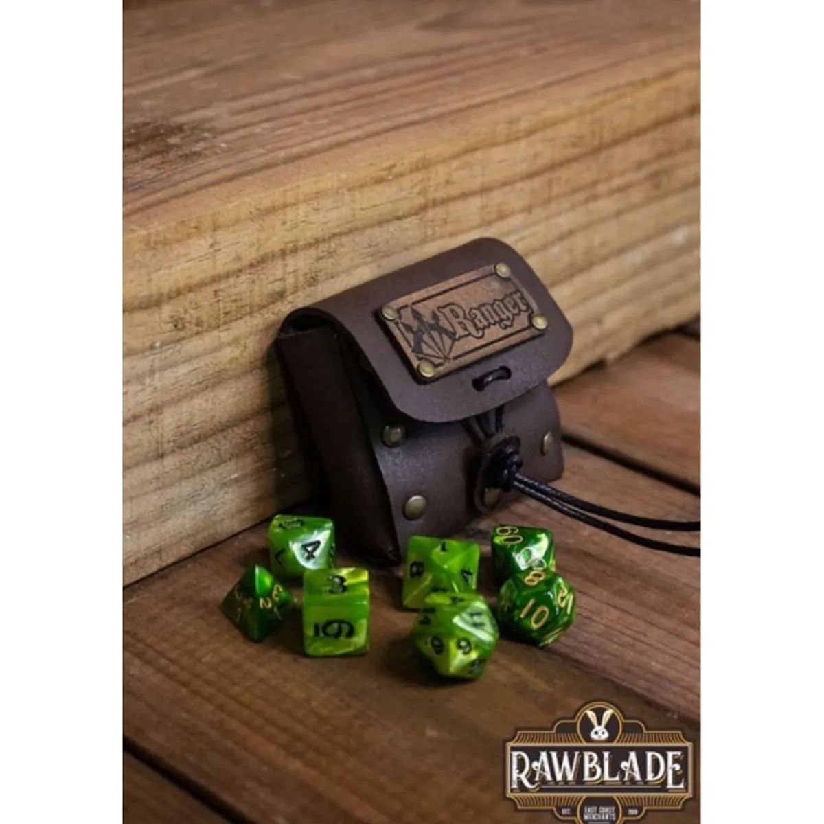 Rawblade - Dados y bolsa de cuero Explorador*LAST LEVEL Discount