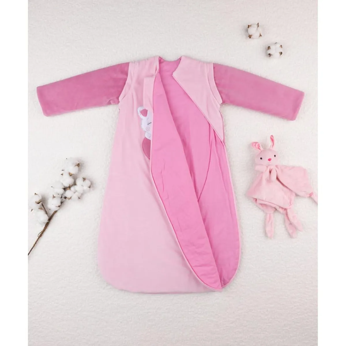 New Saco de dormir con mangas bebé niña rosa TOG 3,5 Recién Nacido·Ropa De Cama|Ropa De Cama·Saco De Dormir