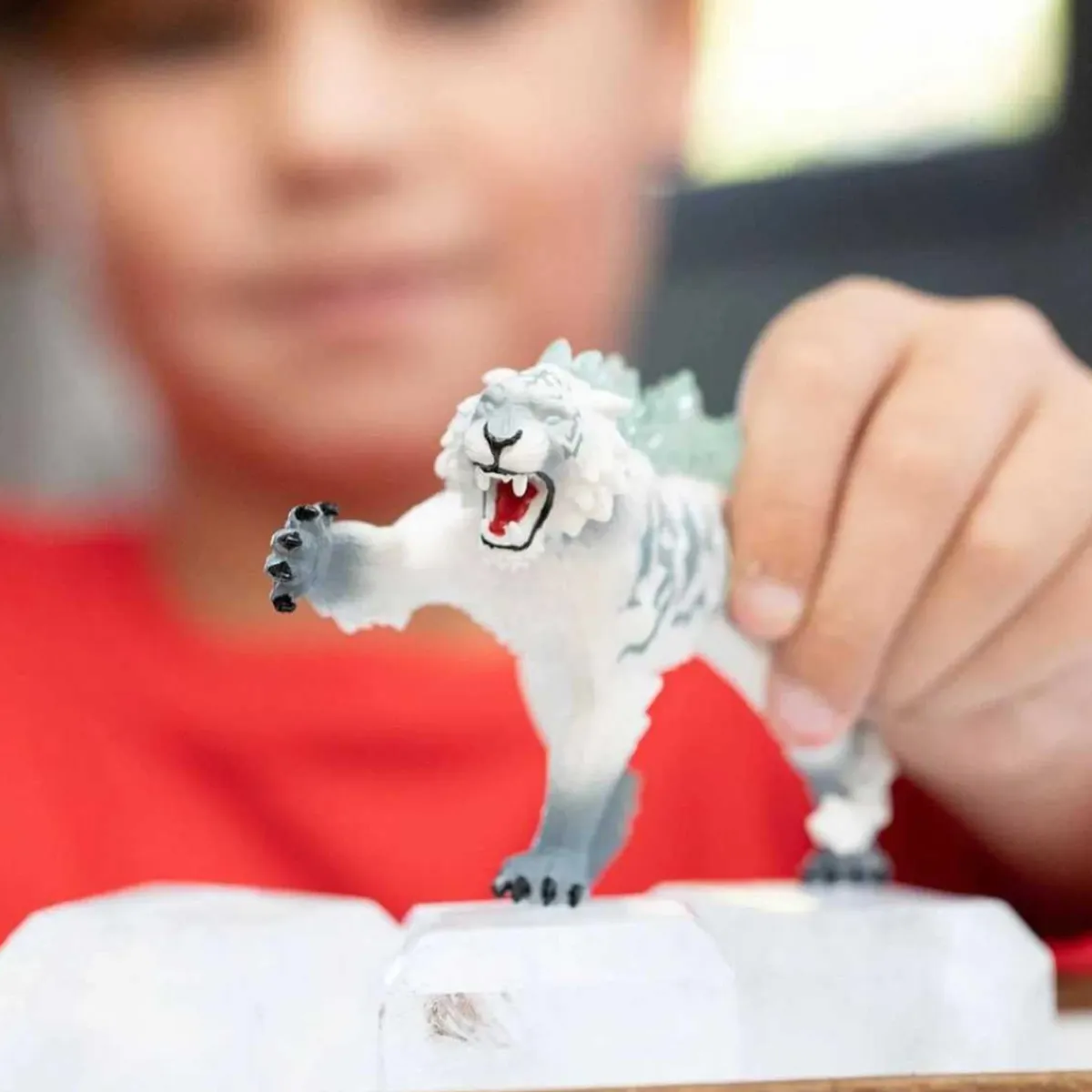 New - Figura de acción Eldrador Creatures: Tigre de Hielo ㅤ Coleccionables Y Mini Mundos