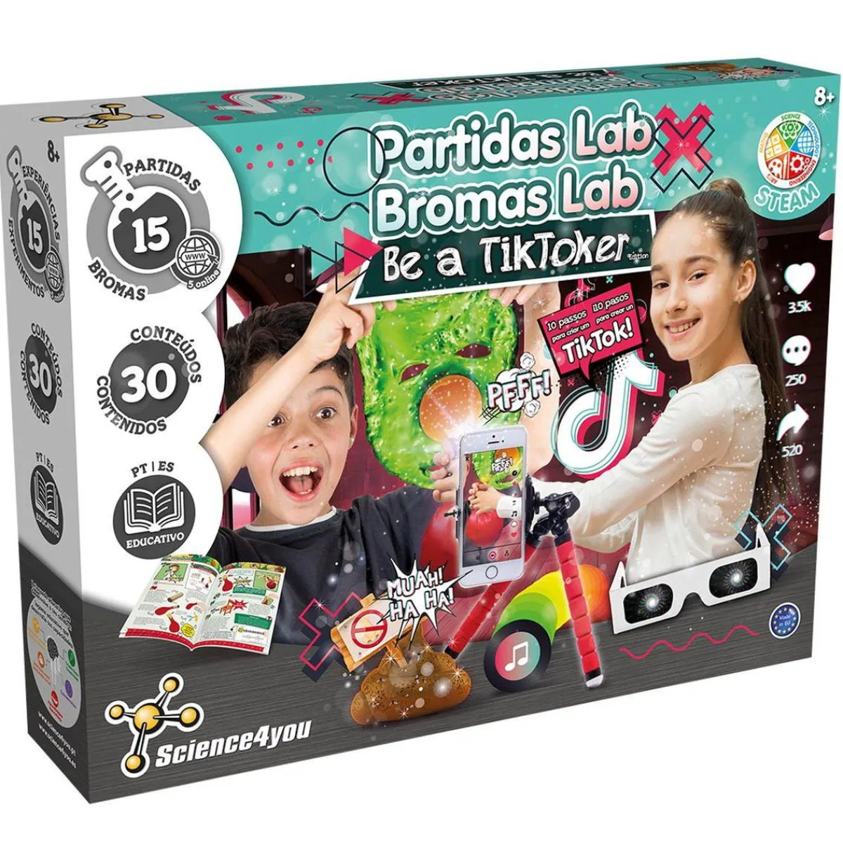 Science4you - Kit de trucos Tiktok ㅤ*SCIENTIFIC TOYS New