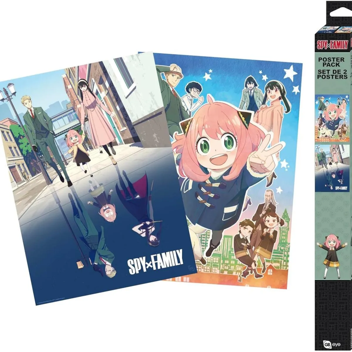 Best Set 2 Pósters Spy x Family Merchandising|Friki Zone