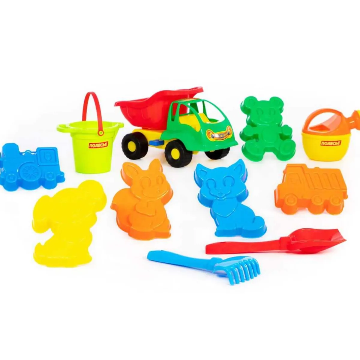 Set de arena con camión y cubo (varios colores)*M.C. Outlet