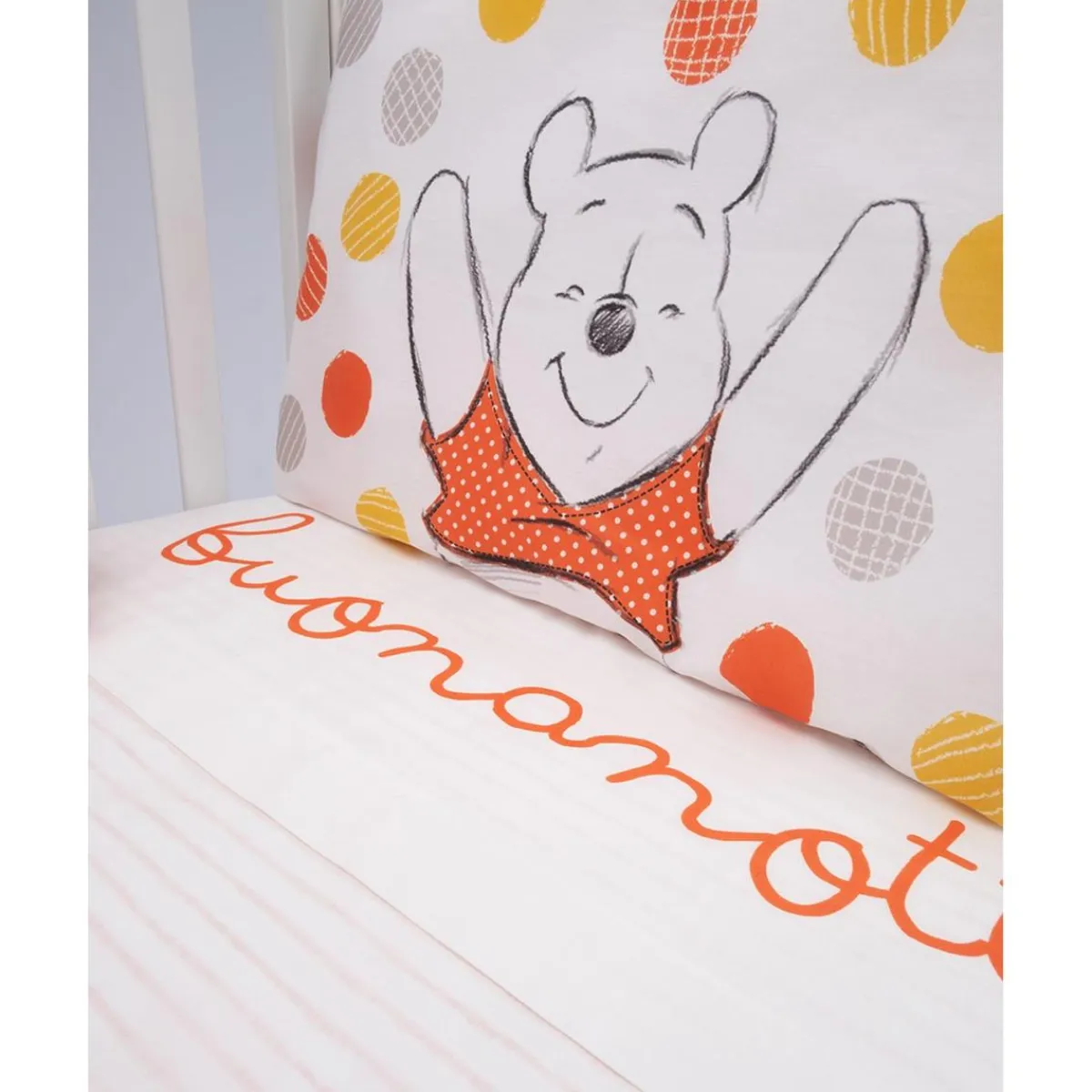 Set de cama unisex "Winnie The Pooh" de 3 piezas*Prenatal