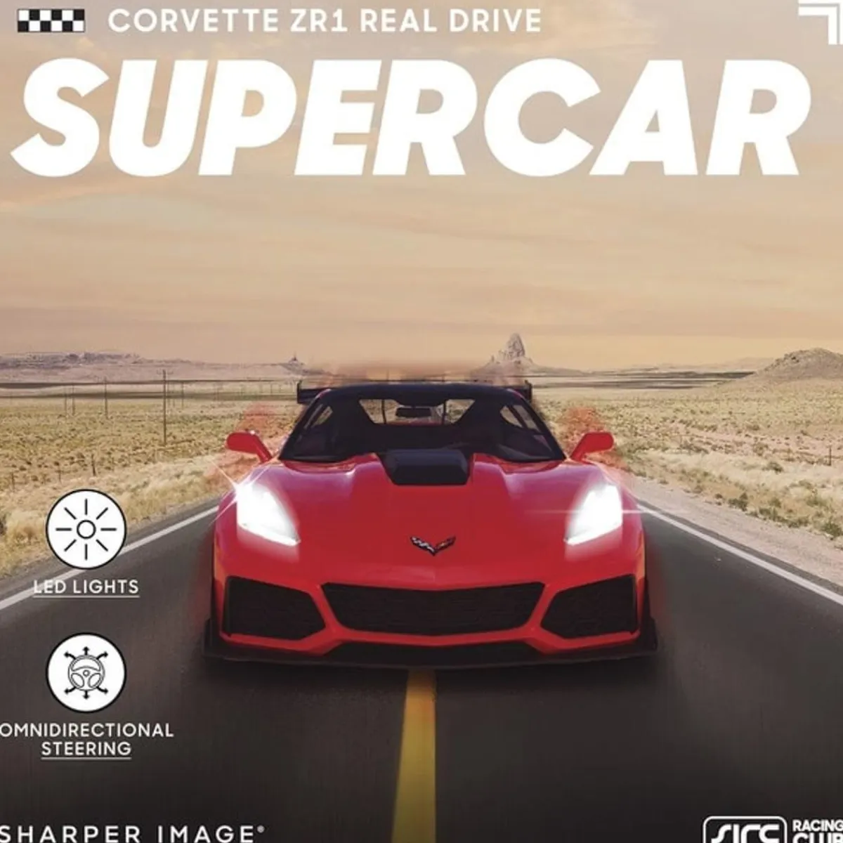 Sharper Image - Coche RC Chevrolet Corvette ZR1 Real Drive*Prenatal Discount