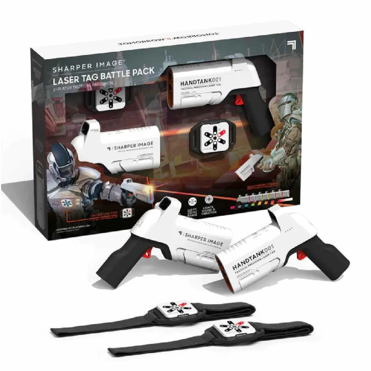 Clearance Sharper Image - Pack Laser Tag Battle Nerf Y Blasters