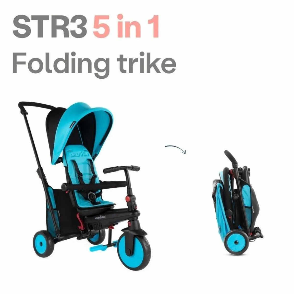 New STR 3 Plus Blue – Triciclo evolutivo Motos Y Triciclos
