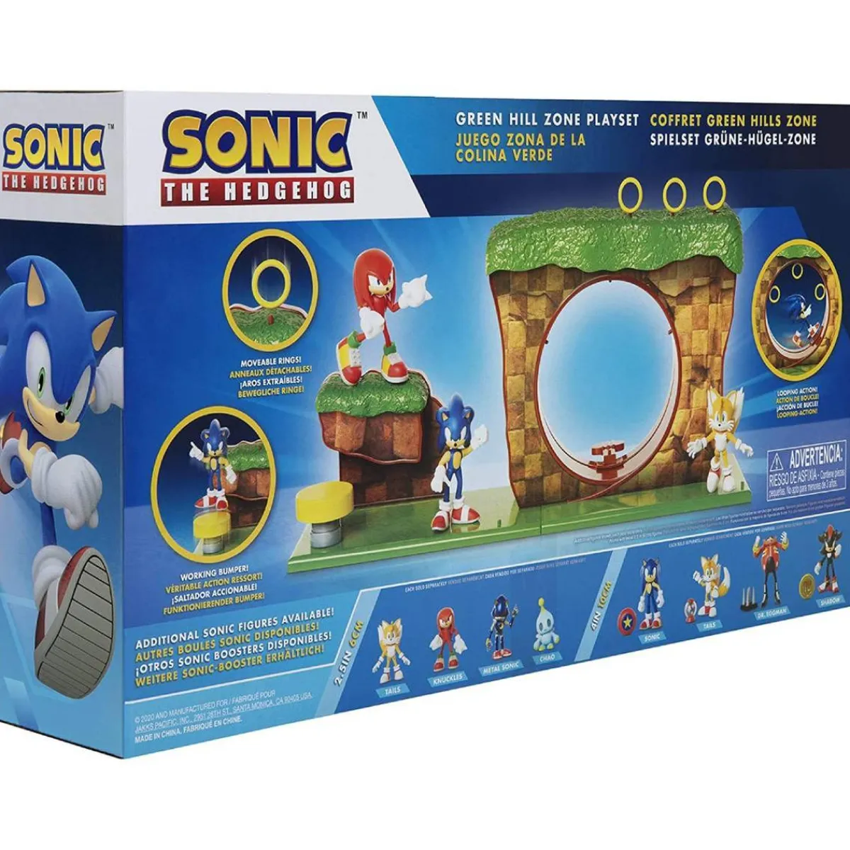 Best Sonic - Zona de juego la colina verde Figuras De Acción