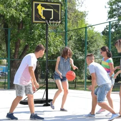 Sportnow - Canasta de baloncesto altura ajustable de 260-305 cm Negro*Outsunny Online