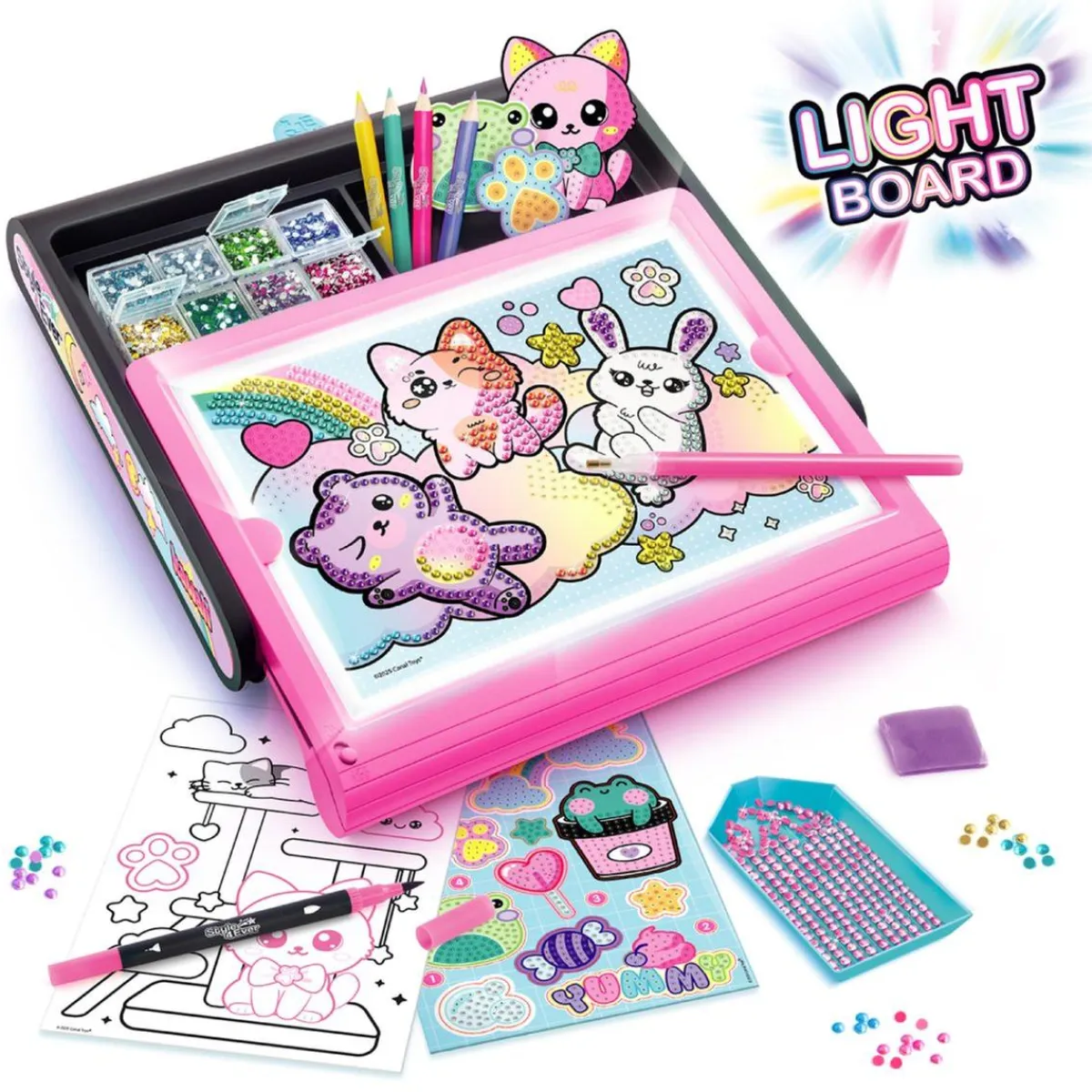 Sale Style 4 Ever - Maletín Luminoso Diamond Art Kawaii Arte Y Manualidades