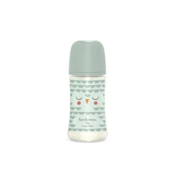 Outlet - Bonhomia biberón con tetina sx pro búho verde +3 meses 270ml Biberones Y Chupetes·Biberones
