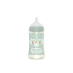 Outlet - Bonhomia biberón con tetina sx pro búho verde +3 meses 270ml Biberones Y Chupetes·Biberones