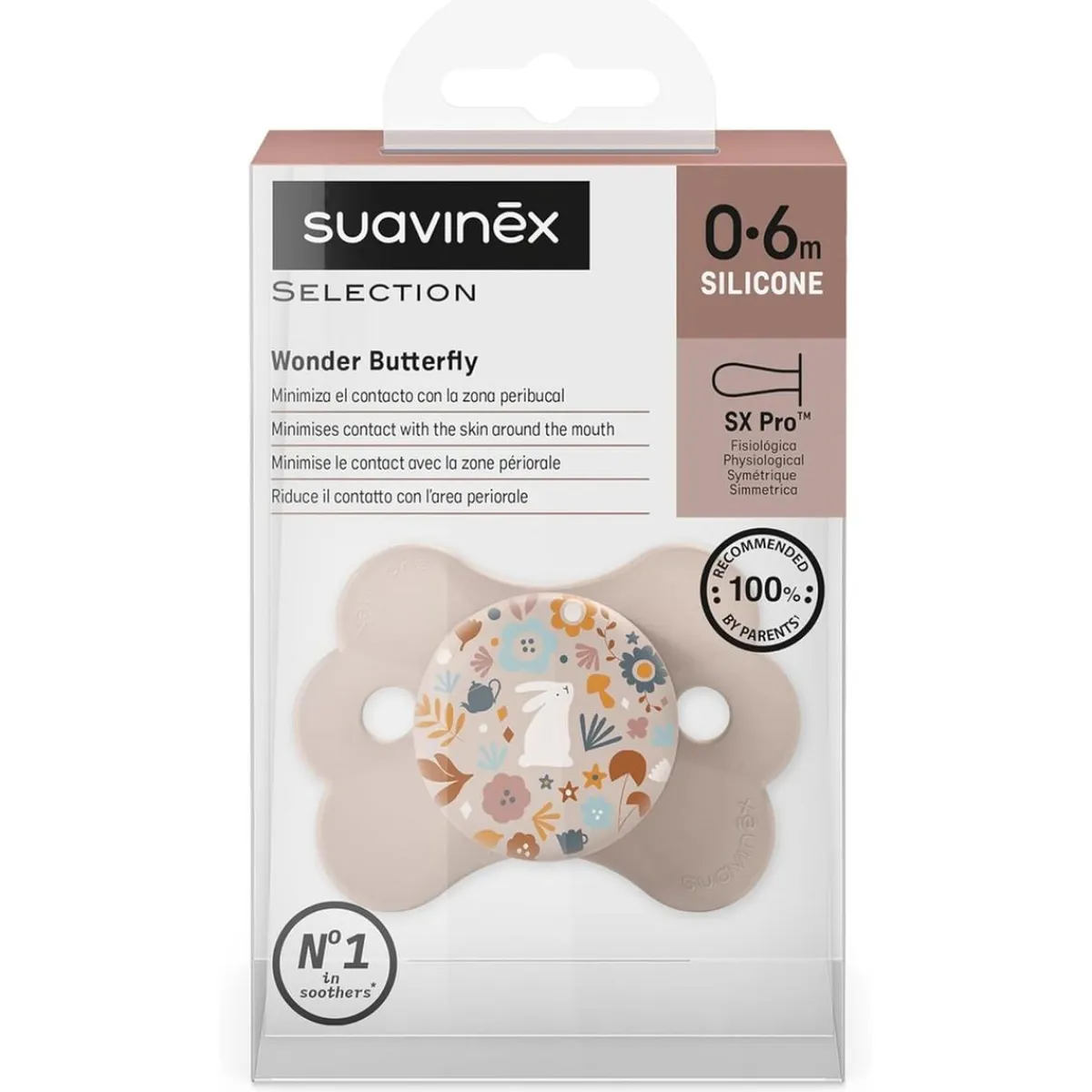 Online - Chupete Wonder SX PRO Rosa 0-6M Biberones Y Chupetes·Chupetes