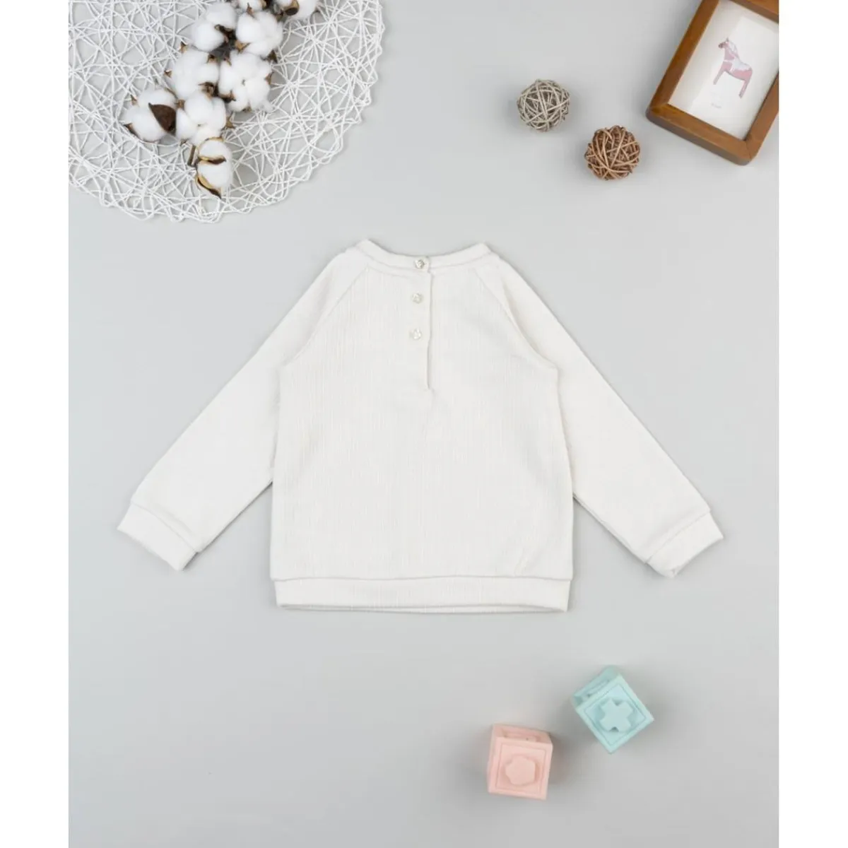 Hot Sudadera blanca de niña con gato Niña·Bebé Niña 3-36 Meses|Bebé Niña 3-36 Meses·Abrigos Y Plumíferos