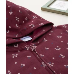 Online Sudadera burdeos con estampado de flores para niña Niña 2-10 Años·Jerséis Y Sudaderas|Niña·Niña 2-10 Años