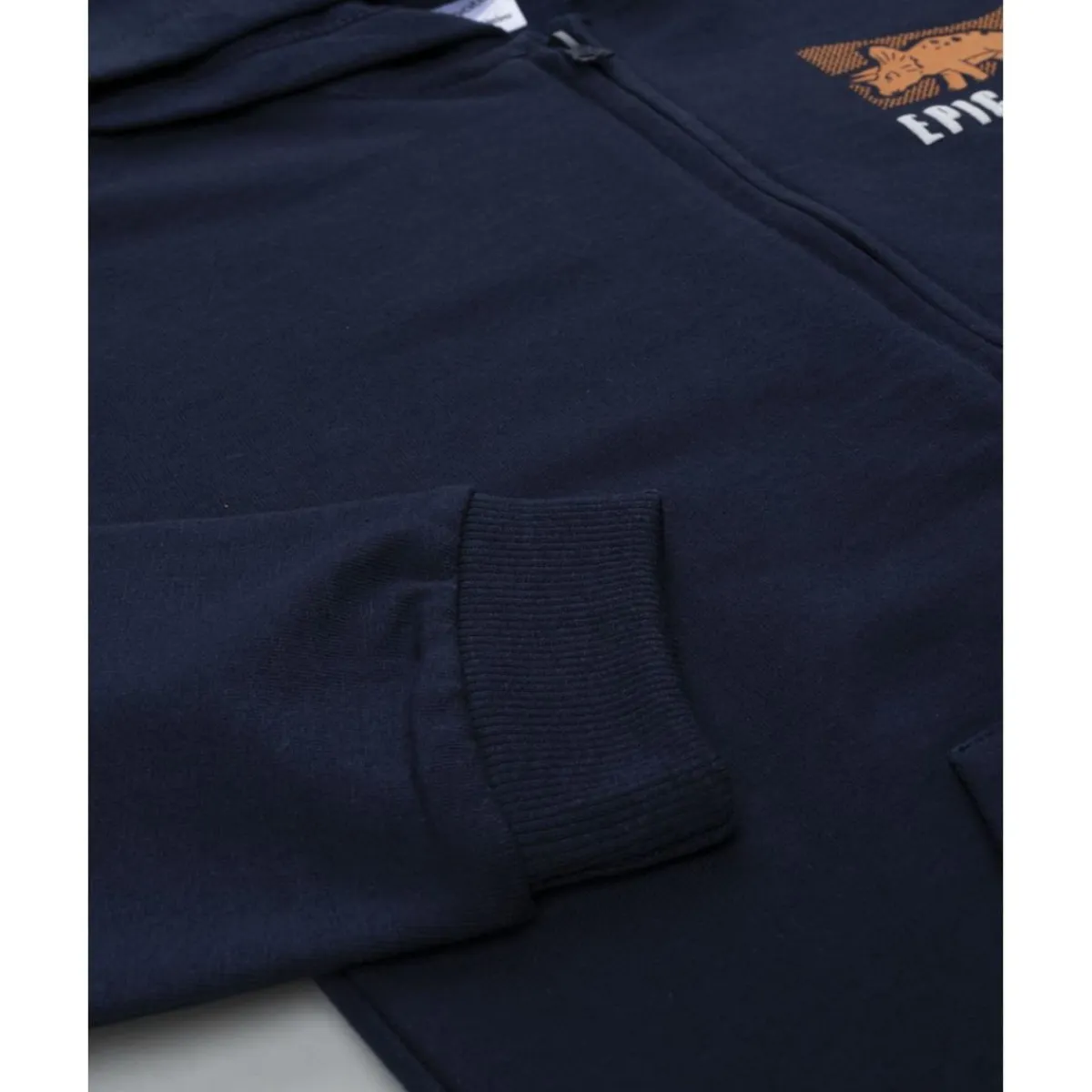 Sudadera niño azul con estampado en relieve*Prenatal