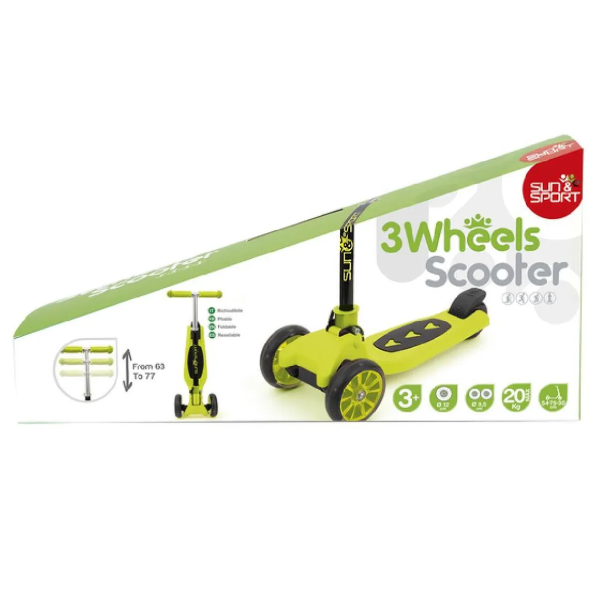 & Sport - Patinete Twist de 3 ruedas*SUN Sale