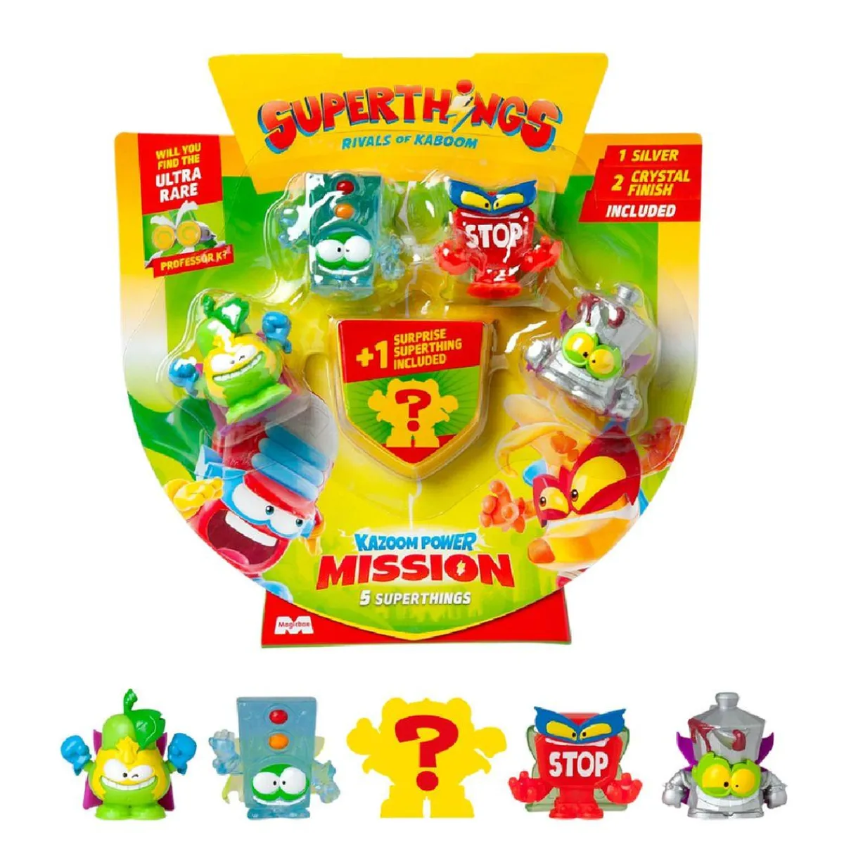Hot SuperThings - Kazoom Power Mission - Pack de 5 (varios modelos) Figuras De Acción