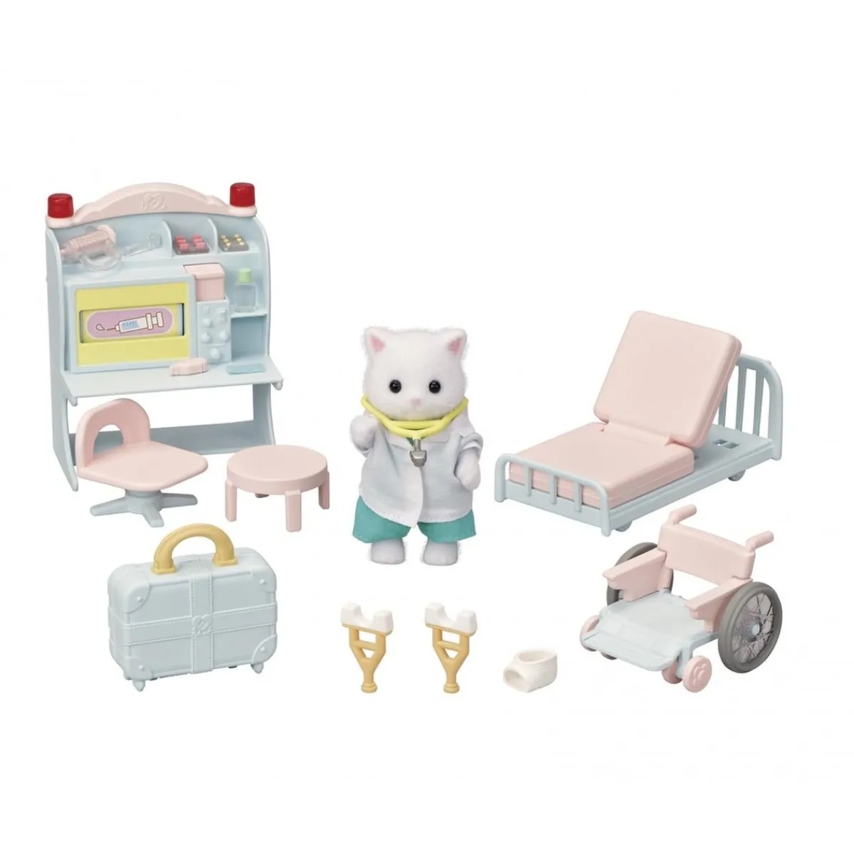 Sylvanian Families - Set Doctora de la Aldea - Casa de muñecas y juguetes ㅤ*EPOCH PARA IMAGINAR S.L. Clearance