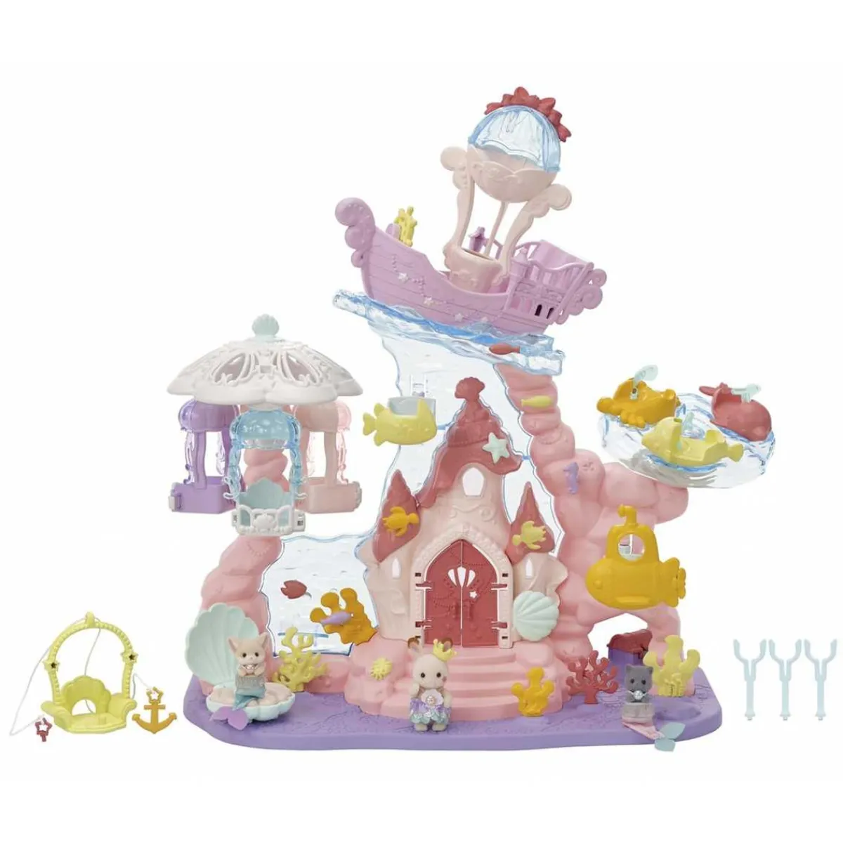 Sylvanian Families - Set de juguetes Castillo de Sirenas y Familias*EPOCH PARA IMAGINAR S.L.