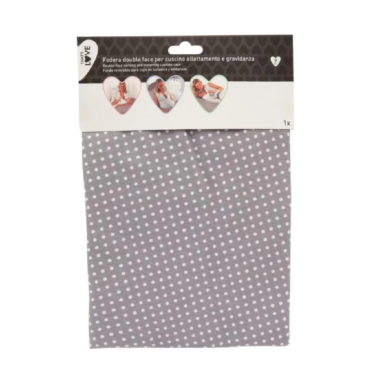 - Funda de almohada de lactancia puntos grises*THAT'S LOVE Discount