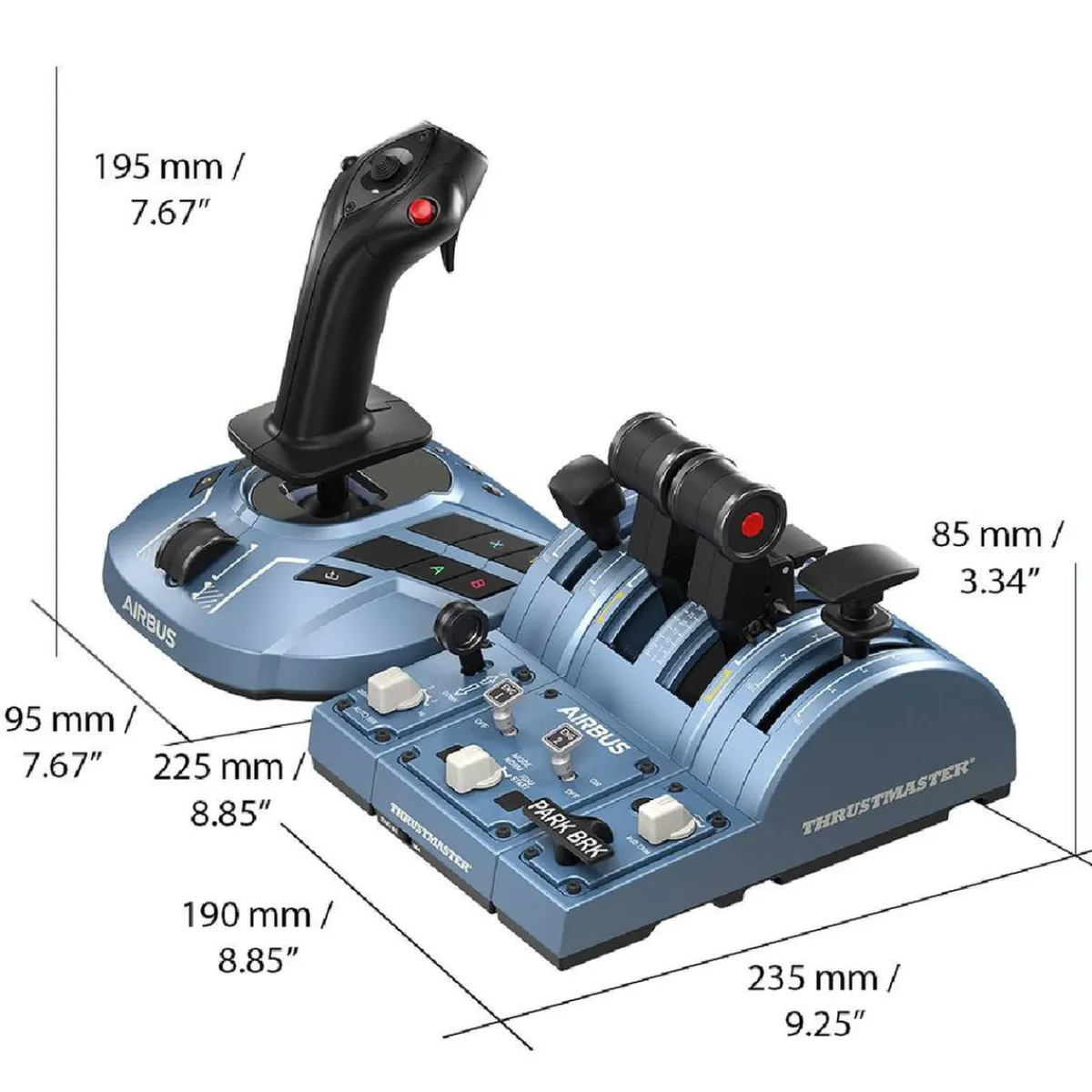Thrustmaster - TCA Quadrant Add-On Airbus Edition - PC*TOYS "R" US Hot