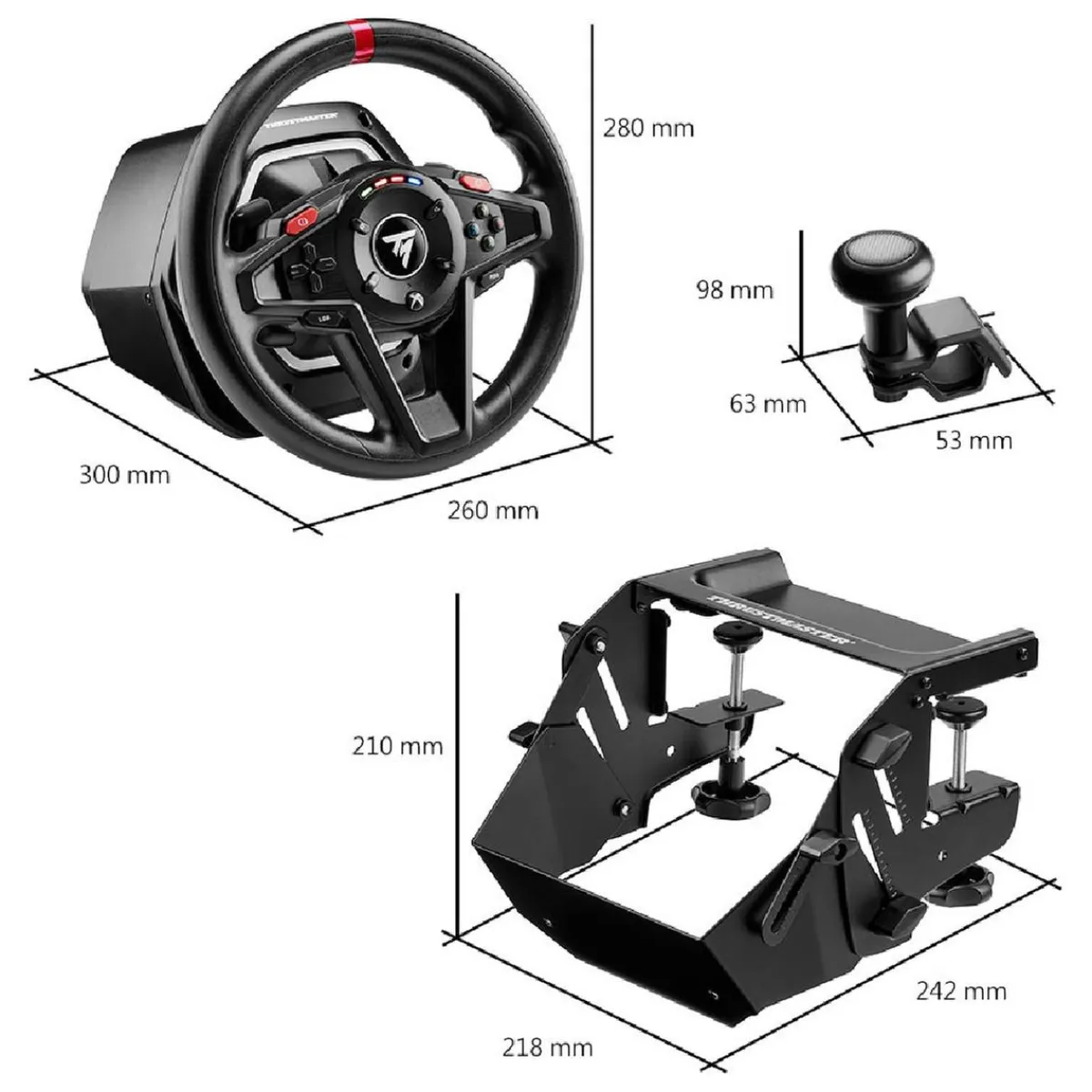 Thrustmaster - Volante y Pedales T128 Simtask Pack XBOX*TOYS "R" US Clearance